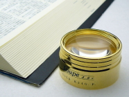 ルーペ 拡大鏡 虫眼鏡 デスクルーペ 置き型 日本製 クリアー光学 4.5倍 P-45N